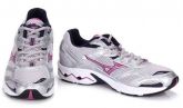 Tênis Mizuno Wave Vitality Prata e Roxo MOD: 10144