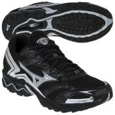Tênis Mizuno Wave Vitality Preto e Prata MOD: 10147