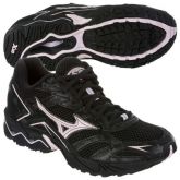 Tênis Mizuno Wave Vitality Preto e Rosa MOD: 10143